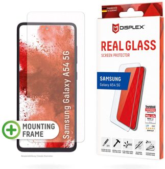 DISPLEX Screenprotector Real Glass voor de Samsung Galaxy A54 (5G) Transparant