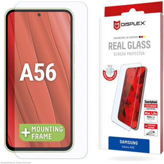 DISPLEX Screenprotector Real Glass voor de Samsung Galaxy A56 Transparant
