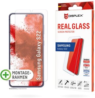 DISPLEX Screenprotector Real Glass voor de Samsung Galaxy S22 Transparant