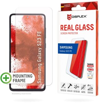 DISPLEX Screenprotector Real Glass voor de Samsung Galaxy S23 FE - Transparant