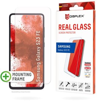 DISPLEX Screenprotector Real Glass voor de Samsung Galaxy S23 FE Transparant