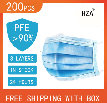 Disposable 3 layer Face Mask Dust PFE >90% GBT 32610 Protective Masque Anti Bacterial Pm2.5 Filter Kids Baby Child Mouth Mask