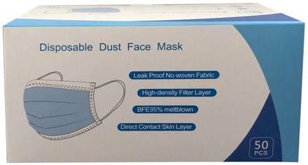 Disposable Mask Packaging Box Custom Mask Box Color Box English White Card Carton Universal Disposable Face Mask Box Masque