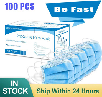 Disposable Medical Face Mask Anti-pollution 3 Layer Surgical Face Mask Ear Loop Surgical Medical Mask Breathable Health Mask