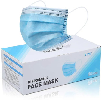 Disposable Nonwoven 3 Layer Ply Filter Mask mouth Face mask filter safe Breathable dustproof Protective masks 10/20/50pcs Hot