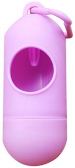 Disposable Plastic Garbage Trash Bags Cleaning Waste Bag Storage Rubbish Poop Bags Case Set Pill Shape Portable for Mommy Baby roos rood