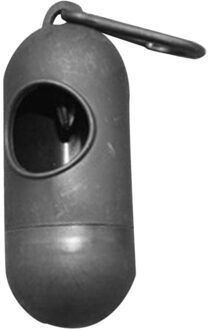 Disposable Plastic Garbage Trash Bags Cleaning Waste Bag Storage Rubbish Poop Bags Case Set Pill Shape Portable for Mommy Baby zwart