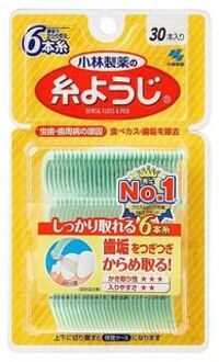 Disposable Plastic Stemmed Dental Floss 30 pcs