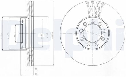 Disque De Frein Unitaire BG9062