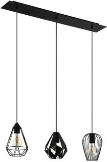 Distaff Hanglamp - E27 - 90 cm - Zwart