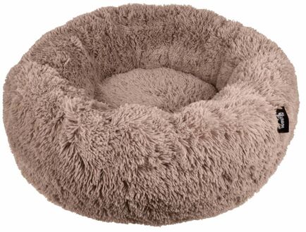 District 70 Fuzz - Fluffy hondenmand - Mocca - 80x80x25 cm - L