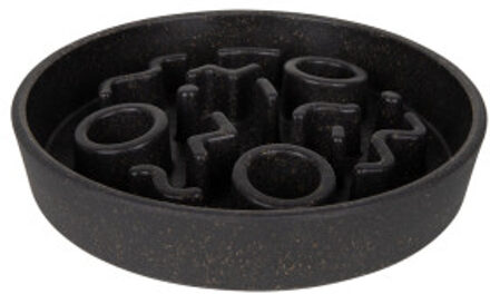 District 70 slow feeder - Voerbak - 13,5x13,5x2,6cm - Grijs - 150 gram