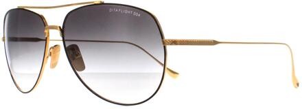 Dita Aviator Unisex Zwart Geel Goud Donkergrijs naar Helder Kleurverloop Flight 004