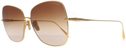 Dita Cat Eye Dames Geel Goud Donkerbruin naar Helder Gradiënt Zazoe - maat