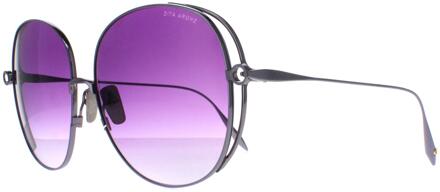 Dita Rond Dames Lila Chroom Donker naar Licht Lavendel Verloop Arohz Zilver - One Size