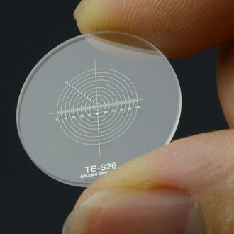 Div 0.1Mm Microscoop Schaal Richtkruis Concentrische Cirkel Micrometer Diameter 20.4Mm