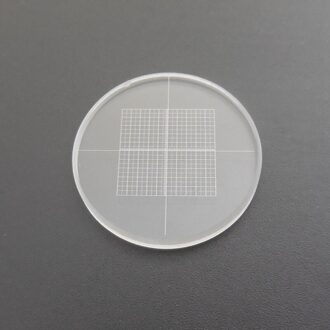 DIV0.05 Microscoop Oculair Grid-Micrometer Kalibratie Slides Meten Glas Voor Microscopen Micrometer