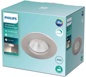 Dive Badkamerinbouwspot Zilver