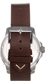 Dive Pro 200 horloge met leren band en datum Blauw - One Size