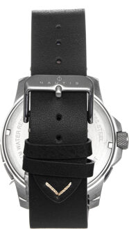 Dive Pro 200 horloge met leren band en datum Zwart - One Size