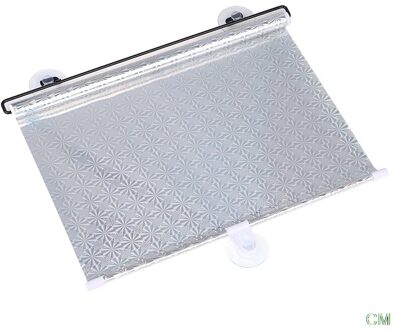 Diverse Auto Voorruit Retractable Zonnescherm Stop Uv Zon In De Auto Koel Te Houden Zilver
