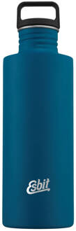 Diverse Sculptor Waterfles - 1 Liter - Blauw - RVS Drinkfles - Lusdop