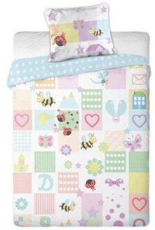 diversen Dekbedovertrek Vlinders & Insecten 100x135cm