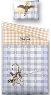 diversen Klaas Vaak Dekbedovertrek 140 x 200 cm Blauw