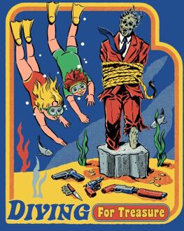 Diving For Treasure Women's T-Shirt - Blue - S - Blue