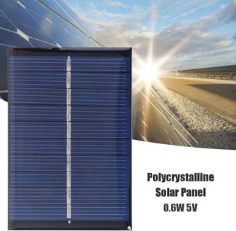 Diy 0.6W 5V 120mA Zonnepanelen Zonnecellen Module Batterij Oplader Epoxy Plaat Voor Straat Reclame Binnenplaats Lamp verlichting
