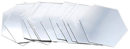 Diy 12Pcs 3D Spiegel Muursticker Hexagon Vinyl Verwijderbare Sticker Home Decor Art Pvc Behang Voor Woonkamer Papel de Parede