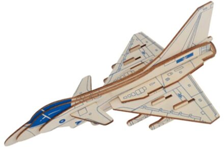 Diy 3D Houten Puzzel Speelgoed Model Assemblage Speelgoed Vliegtuig Hout Ambacht Modellering Toy Kit Educatief Speelgoed