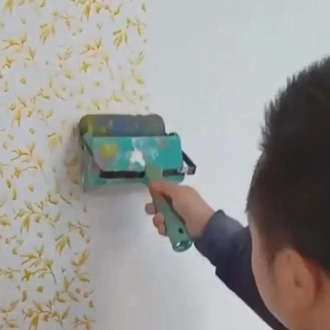 DIY 3D Rubber Decorative Wall Painting Roller Wall Pattern Design Roller Household Wall Texture Stencil Brush Flower Pattern