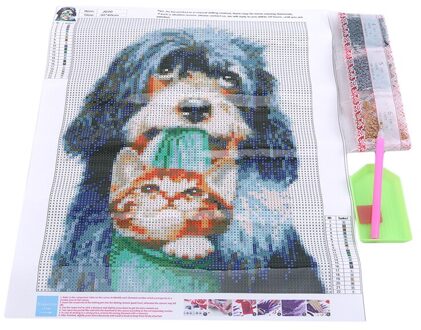 DIY 5D Diamant Schilderij Dier Katten en honden Kruissteek Mozaïek diamant borduurwerk Handwerken Patronen Strass Home decor
