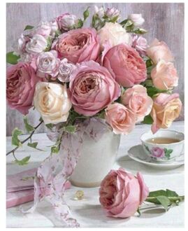 Diy 5D Diamant Schilderij Rose Vlinder Kruissteek Volledige Boor Diamant Borduurwerk Steentjes Bloem Landschap Home Decor lzy-232