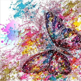 Diy 5D Diamant Schilderij Rose Vlinder Kruissteek Volledige Boor Diamant Borduurwerk Steentjes Bloem Landschap Home Decor m070