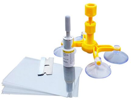 Diy Auto Voorruit Repair Kit Tools Auto Glas Voorruit Reparatie Set Geven Deurklink Beschermende Decoratieve Sticker Auto Styling