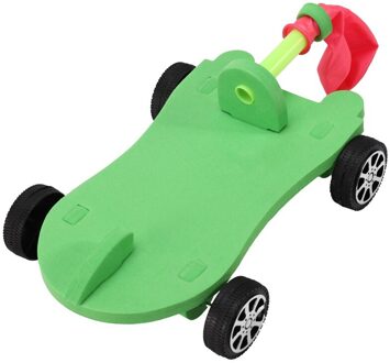 Diy Ballon Aangedreven Auto Terugslag Kracht Wetenschap Technologie Experiment Studenten Speelgoed