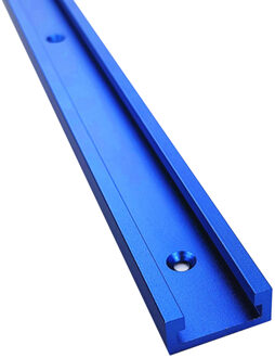 Diy Bandsaws Professionele Draagbare Armatuur Sliding Houtbewerking Tool Voor Router Tafel Aluminium T Slot Jig Mijter Track Blauw / 400mm