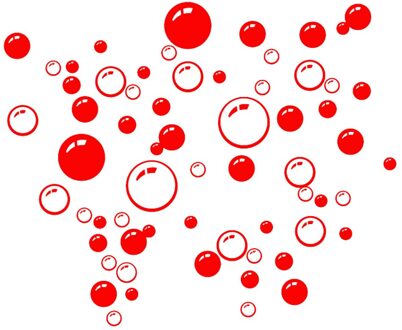 Diy Bellen Cirkel Verwijderbare Behang Badkamer Venster Muursticker Home Diy Pvc Decals 1