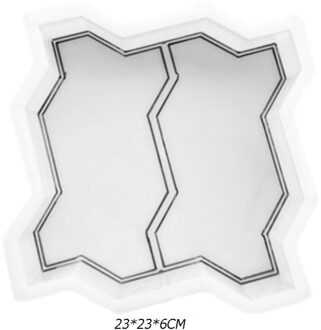 Diy Bestrating Mal Handmatig Bestrating Cement Baksteen Mallen Plastic Road Beton Tuin Steen Mallen Voor Huis Tuin Mold B Pavement Mold