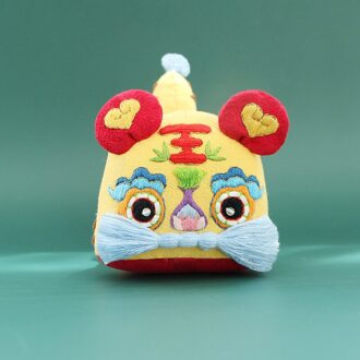 Diy Borduurwerk Kruissteek Tijger Vrede En Zegen Pouch Stitch Voor Handwerken Naald Minder Beschermende Talisman Zakje A241