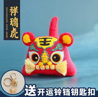 Diy Borduurwerk Kruissteek Tijger Vrede En Zegen Pouch Stitch Voor Handwerken Naald Minder Beschermende Talisman Zakje A370