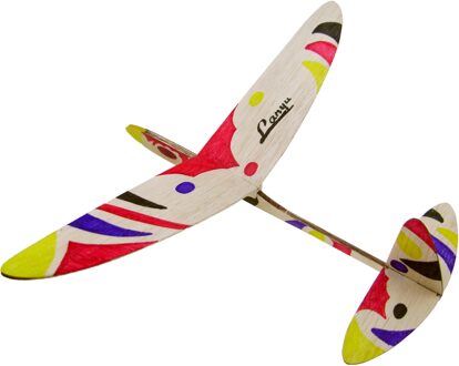 Diy Building Hand Gooien Vliegtuig Model Balsawood Houten Kit Creatieve Schilderen Outdoor Vlucht Speelgoed Educatief Milieu Robin