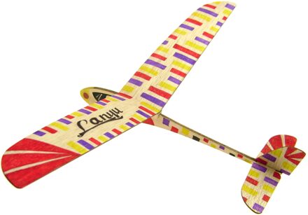 Diy Building Hand Gooien Vliegtuig Model Balsawood Houten Kit Creatieve Schilderen Outdoor Vlucht Speelgoed Educatief Milieu Woodcock