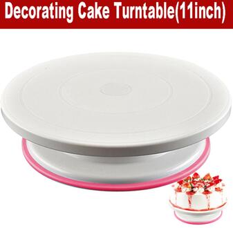 Diy Cake Draaitafel Bakvorm Taart Plaat Roterende Ronde Cake Decorating Gereedschap Rotary Tafel Gebak Levert Bakken Accessoires