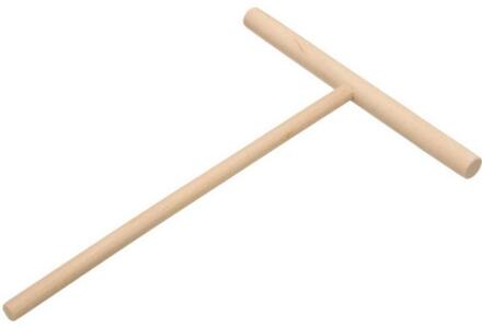 Diy Chinese Specialiteit Maker Pannenkoek Beslag Houten Strooier Stok T-Vormige Ei Taart Schraper Thuis Keuken Tool Pancake Maker