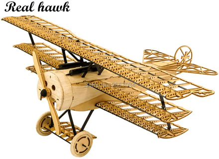DIY Craft, Wood Building Kit,Building Toys, Christmas Gift Present,1:18 Fokker DRI Static Models X11