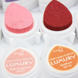 DIY Creative Water Drop Inkpad Set Inkpads Scrapbooking Oil Rubber Stamps Ink Pad Shape Kwaii Wedding Book Decoration