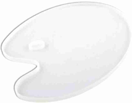 Diy Crystal Epoxy Mold Creatieve Handmatige Spiegel Kleurenpalet Tekentafel Hars Tafel Vulmateriaal Siliconen Mal